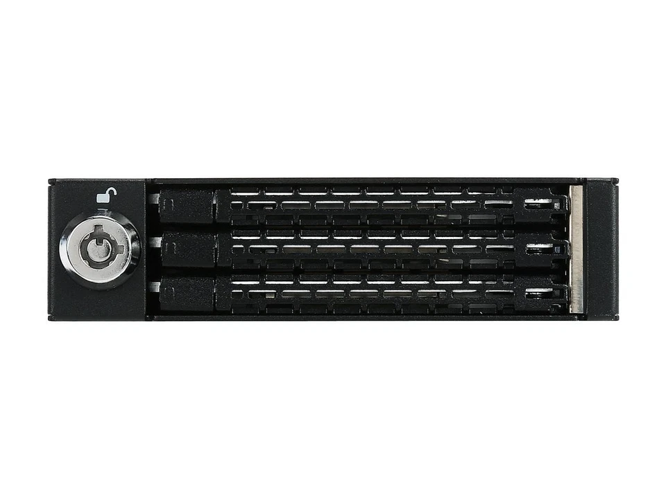 ICY DOCK MB993SK-B Triple Bay 2.5" SAS/SATA HDD & SSD Mobile Rack For 3.5" Front - Image 2 of 4