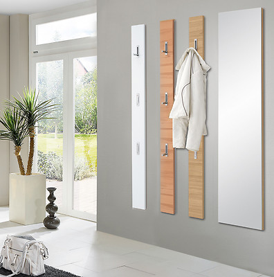 Solo Garderobenpaneel mit Klapphaken Wandpaneel Garderobe Kleiderhaken klappbar