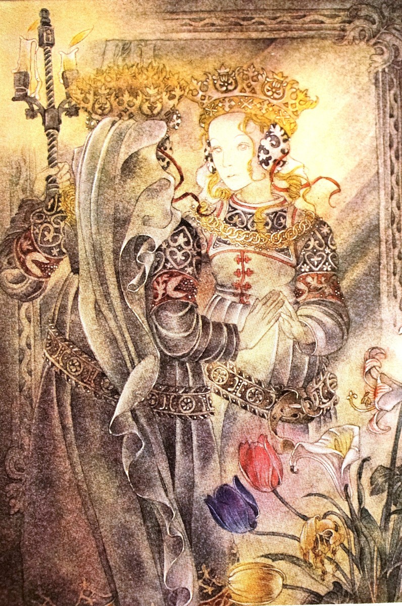 Sulamith Wulfing 1951 REFLECTED IMAGE - Princess Look in Mirror