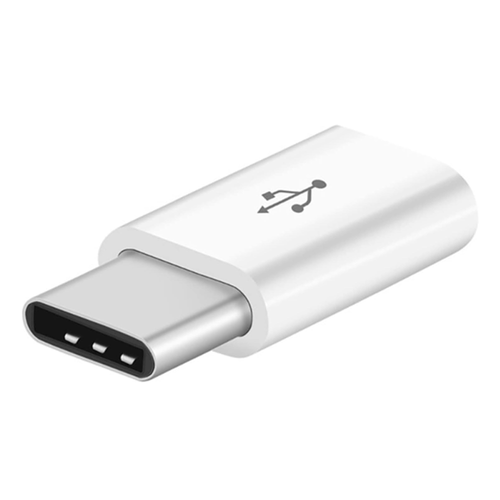 2x Adaptador universal cable MICRO USB a TIPO C OTG blanco - Imagen 2 de 6