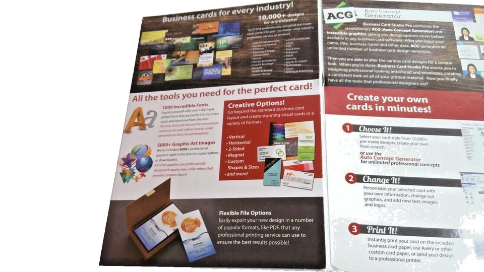 Disco Summitsoft Business Card Studio Pro y descarga G7 Foto 4 de 4