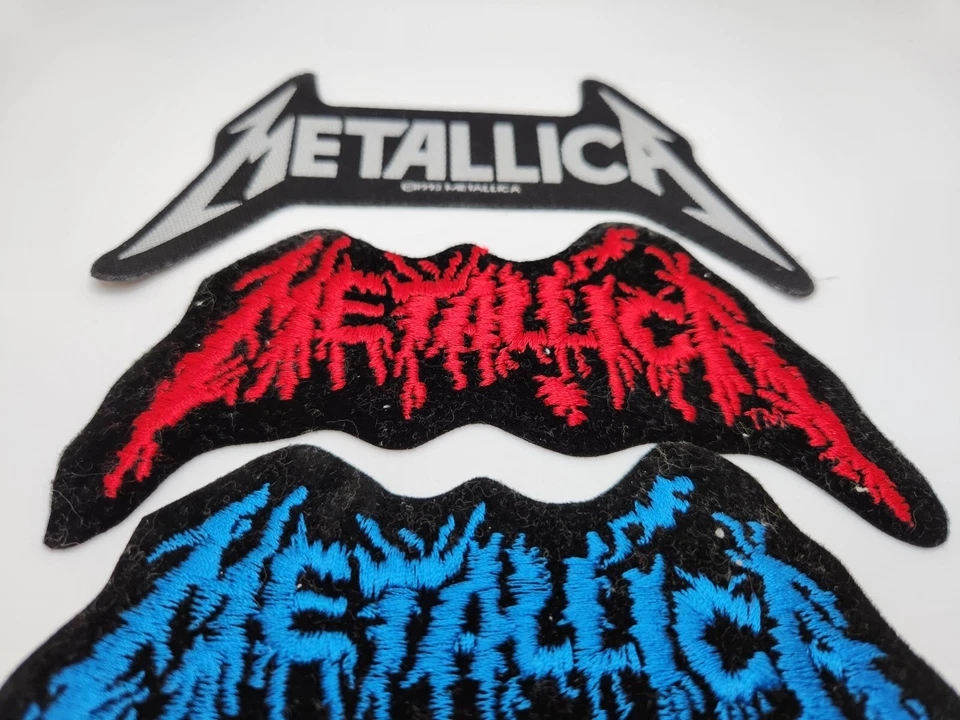 Lote de 4 parches de hierro Metallica. De colección, auténtico, raro... Foto 4 de 4