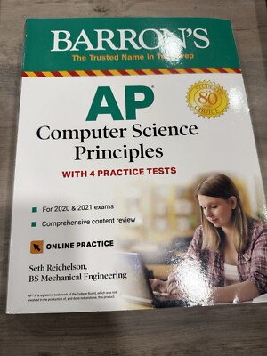 Barron's Test Prep Ser. AP Computer Science Principles with 4 Practice ...