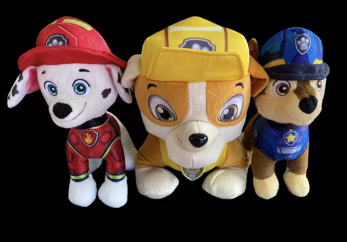 Paw patrol real talking marshall plush hotsell