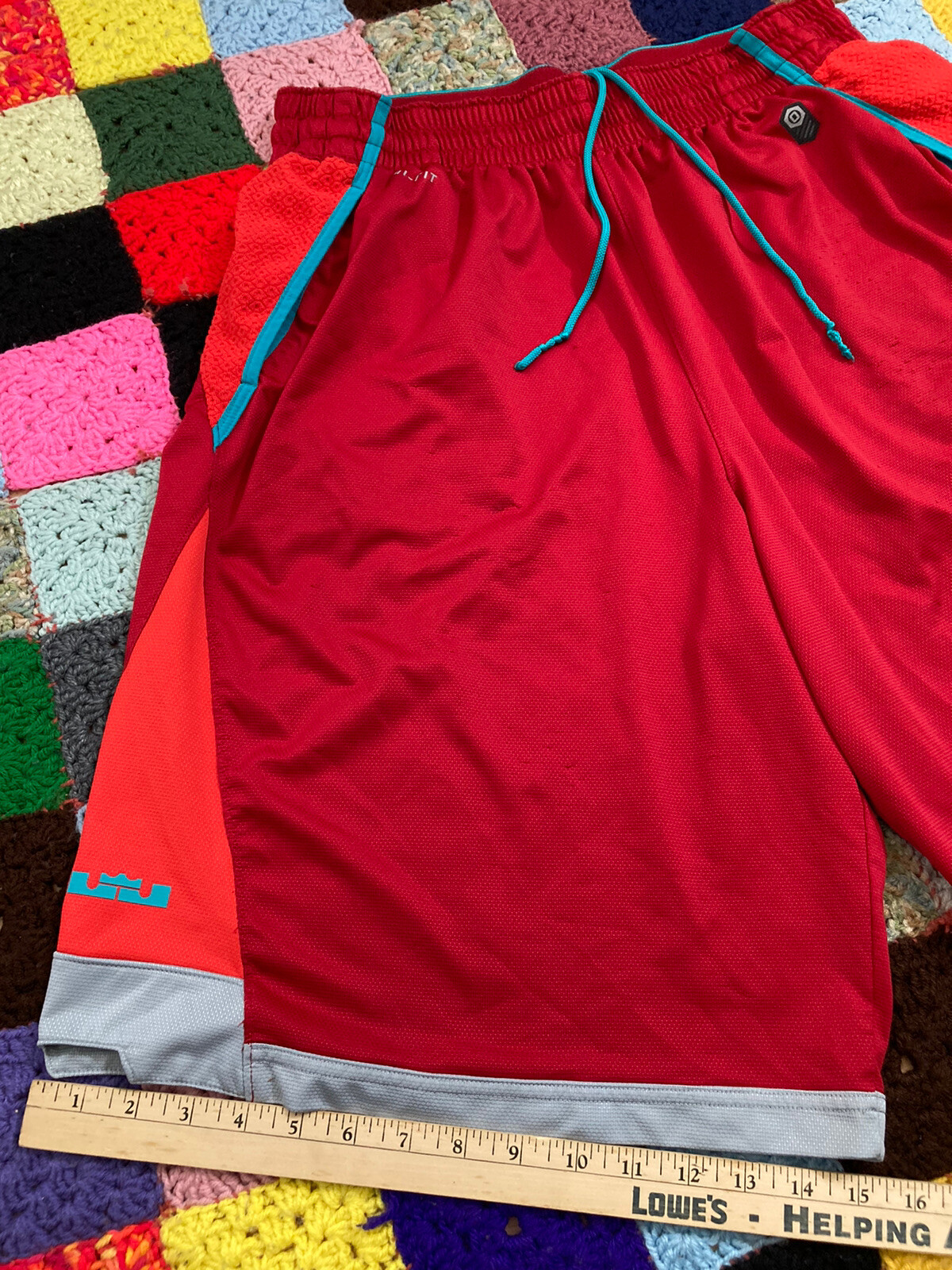 Lebron James Nike Basketball Shorts Mens Size XXL 2XL… Gem