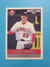 FLINT WIPKE 2006 CEDAR RAPIDS KERNELS MINOR LEAGUE BASEBALL CARD # 15 G1915