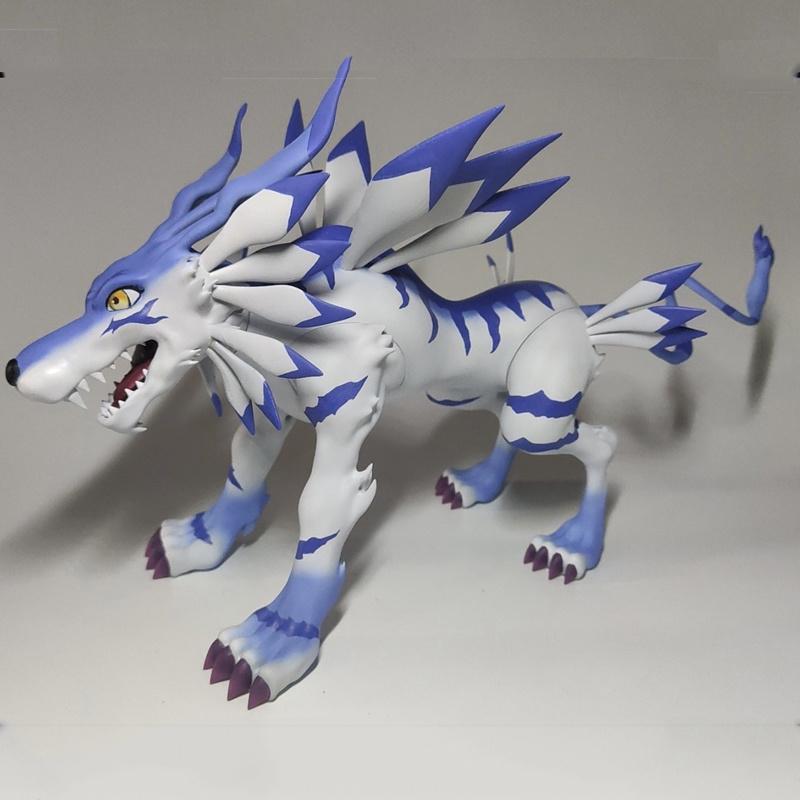 Figura PVC Digimon Adventure Garurumon 11 cm Escritorio Coleccionable Adorno y Regalo