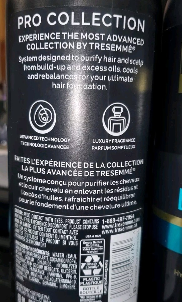 Lot of 2 Tresemme Scalp Detox Shampoo 20 oz eBay