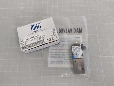 Mac Valve 44B-ABA-GFN0-1PA Solenoid Valve