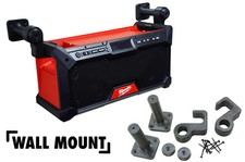 Wall Mount Holder Bracket for Milwaukee 2952-20 M18 Bluetooth Jobsite Radio
