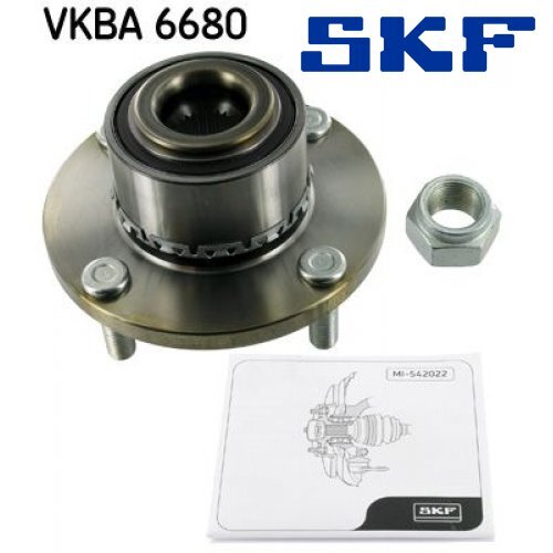 Radlagersatz Skf VKBA6680 FüR Mitsubishi Colt Vi Smart-image