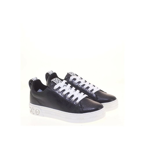 SCARPE SNEAKERS DONNA GUESS FL7RITLEL12 ECO PELLE NERO ORIGINALE AI 2021 |  eBay