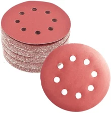 100x 5" Sanding Discs 1000 Grit Hook Loop 8-Hole Sandpaper Orbital Sander Paper