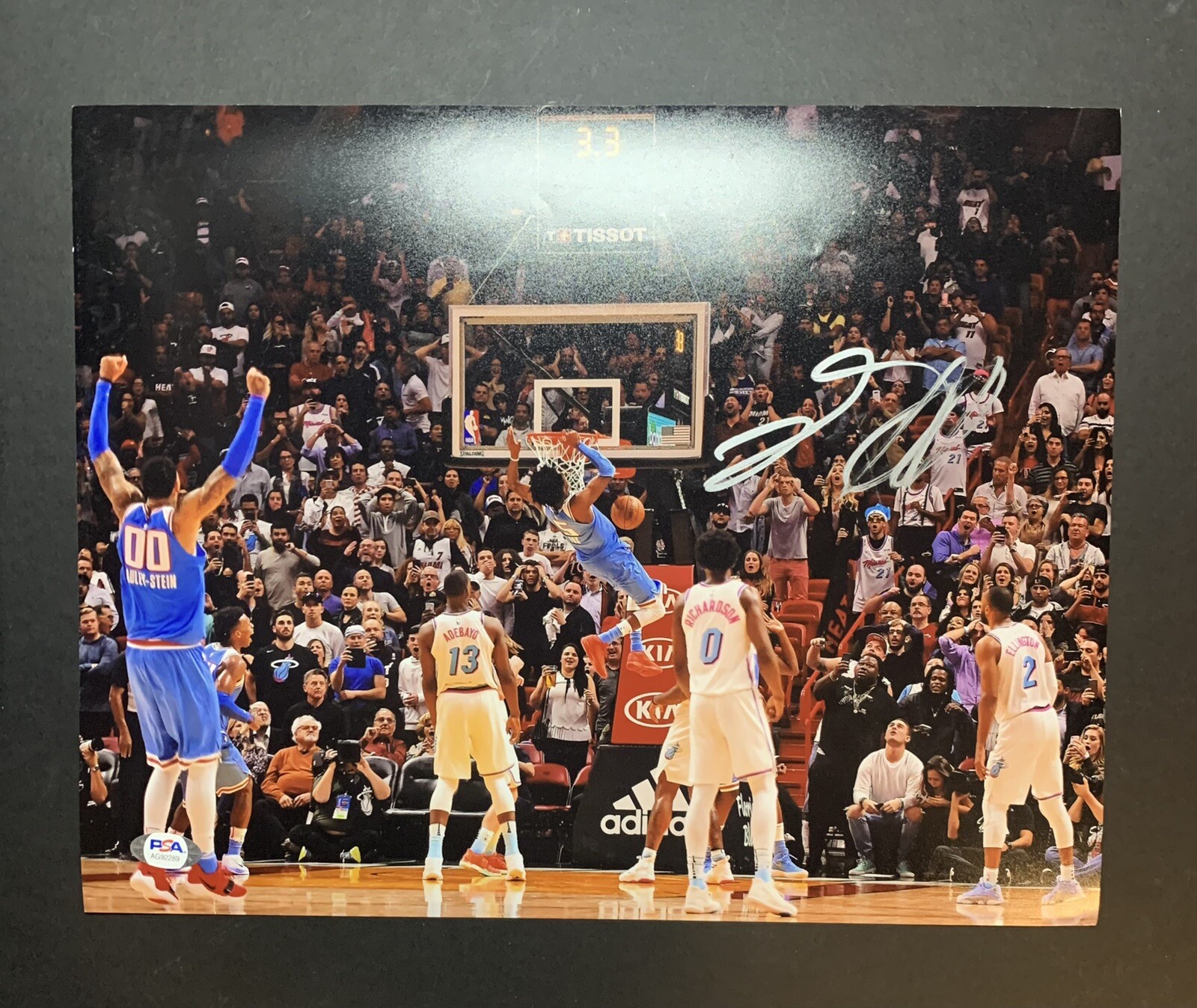 DeAaron Fox Autographed Signed Sacramento Kings 11x14 Photo PSA/DNA NBA Basketball Kentucky 