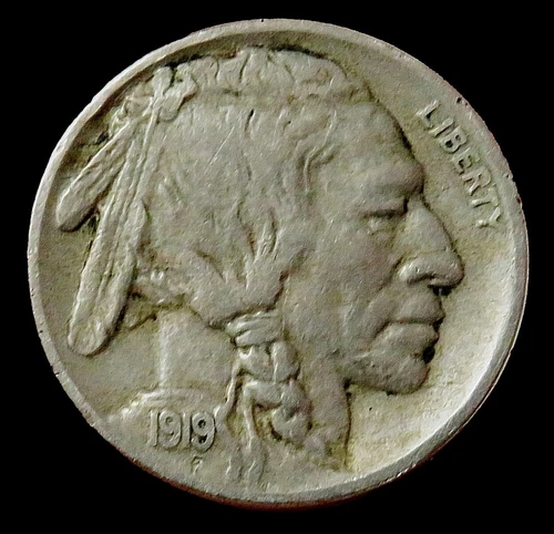 1919 D UNITED STATES BUFFALO NICKEL VERY FINE CONDITION