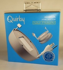 2 Quirky Powercurl 60W Wire Organizer, Grey PPRCP-60GY MacBook Pro 13"