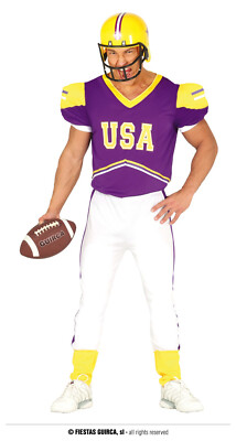 Karneval Kostüm Herren American Football Spieler Player USA Quaterback