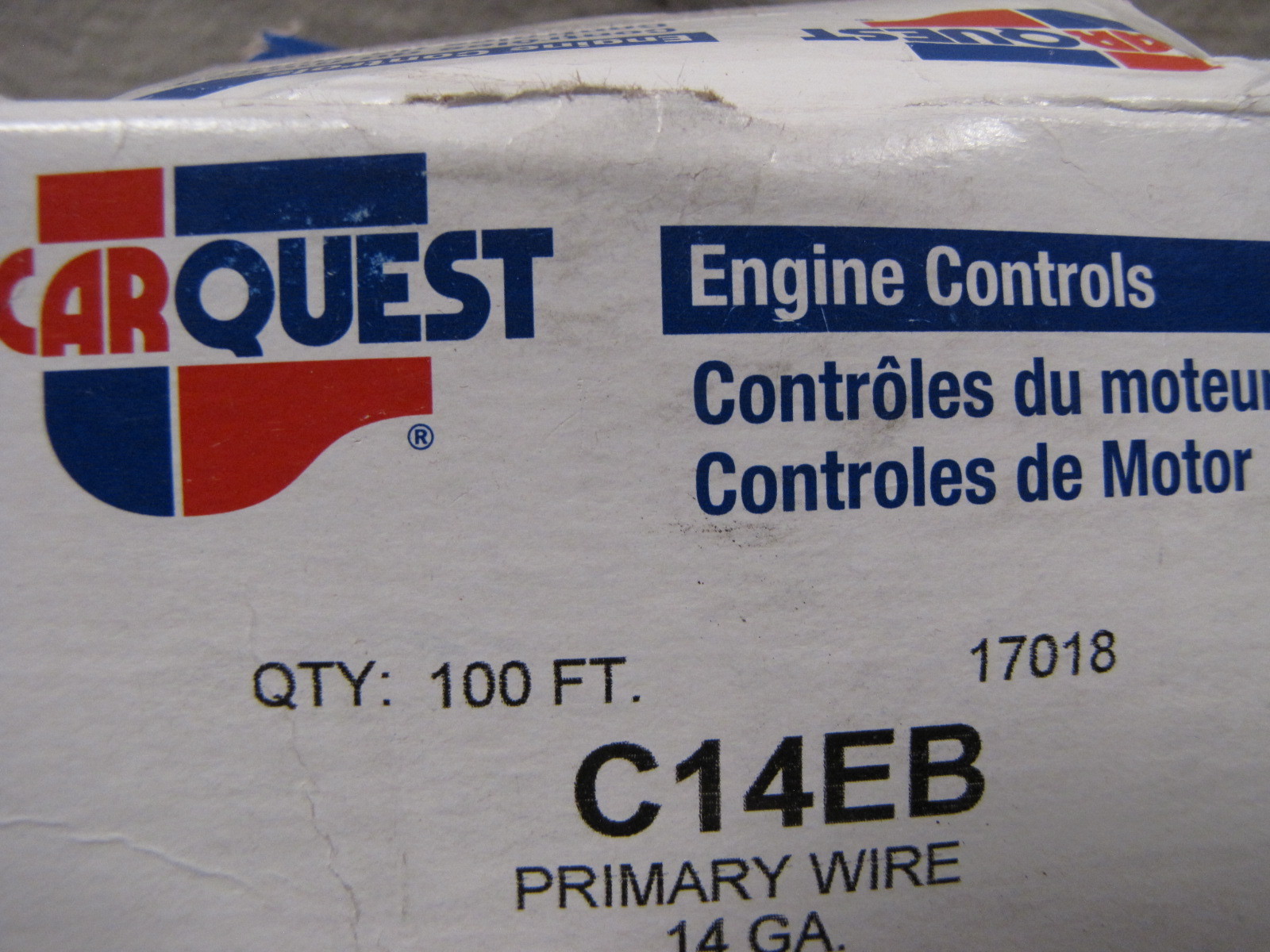 CARQUEST C14EB Primary Cable Black 14 Gauge 100ft for sale online eBay