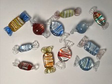 Vintage Murano Style Art Glass Candy - 12 PCs