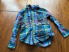 polo Ralph lauren little boys plaid button front shirt 5