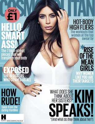 COSMOPOLITAN Magazine UK BRITISH Kim Kardashian NEW