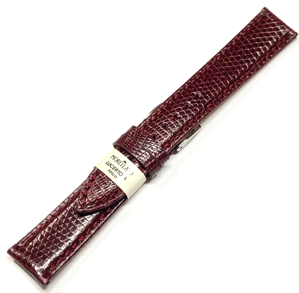 Cinturino Vera Lucertola Africa 18/16 Bordeaux Morellato per