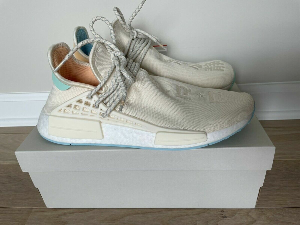 Adidas NMD HU Pharrell N.E.R.D. (Chalk White) size US 10 Adidas NMD HU Pharrell N.E.R.D. (Chalk White) size US 10