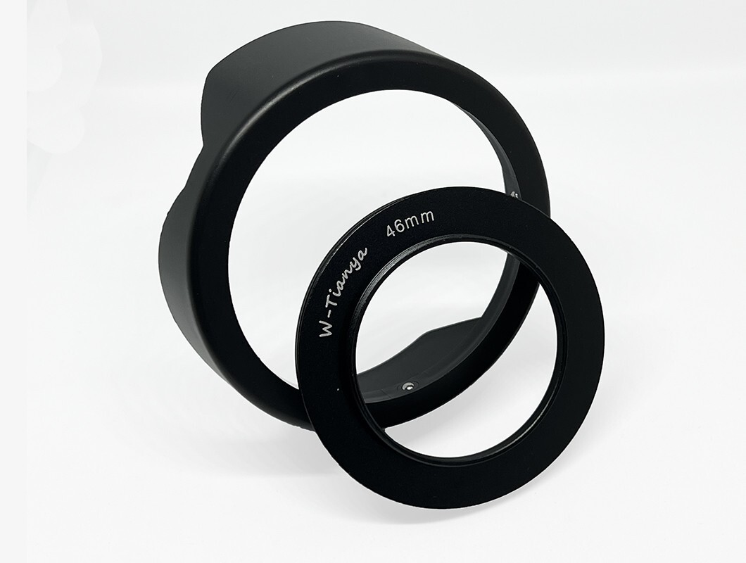 46mm WTIANYA Thread Type Reversible Lens Hood for 46mm Filter Tread - UK STOCK