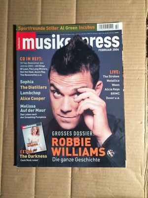 MUSIK EXPRESS - 2/2004 - ROBBIE WILLIAMS / THE DISTILLERS / INCUBUS  (J47)