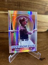 2021 Panini Chronicles Overdrive Hyper Refractor /299 Ronald Acuna Jr #20 Braves