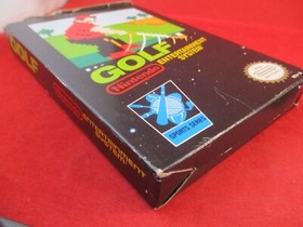 Golf (Nintendo NES) COMPLETE w/ Black Box manual game WORKS!