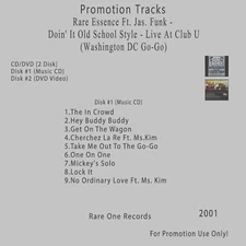 GoGo.. White CD + DVD. Rare Essence Ft. Jas. Funk - Doin' It Old School Style