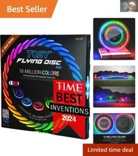 Bright LED Flying Disc: 36 LEDs, Waterproof  Lightweight - Perfect for All Ages