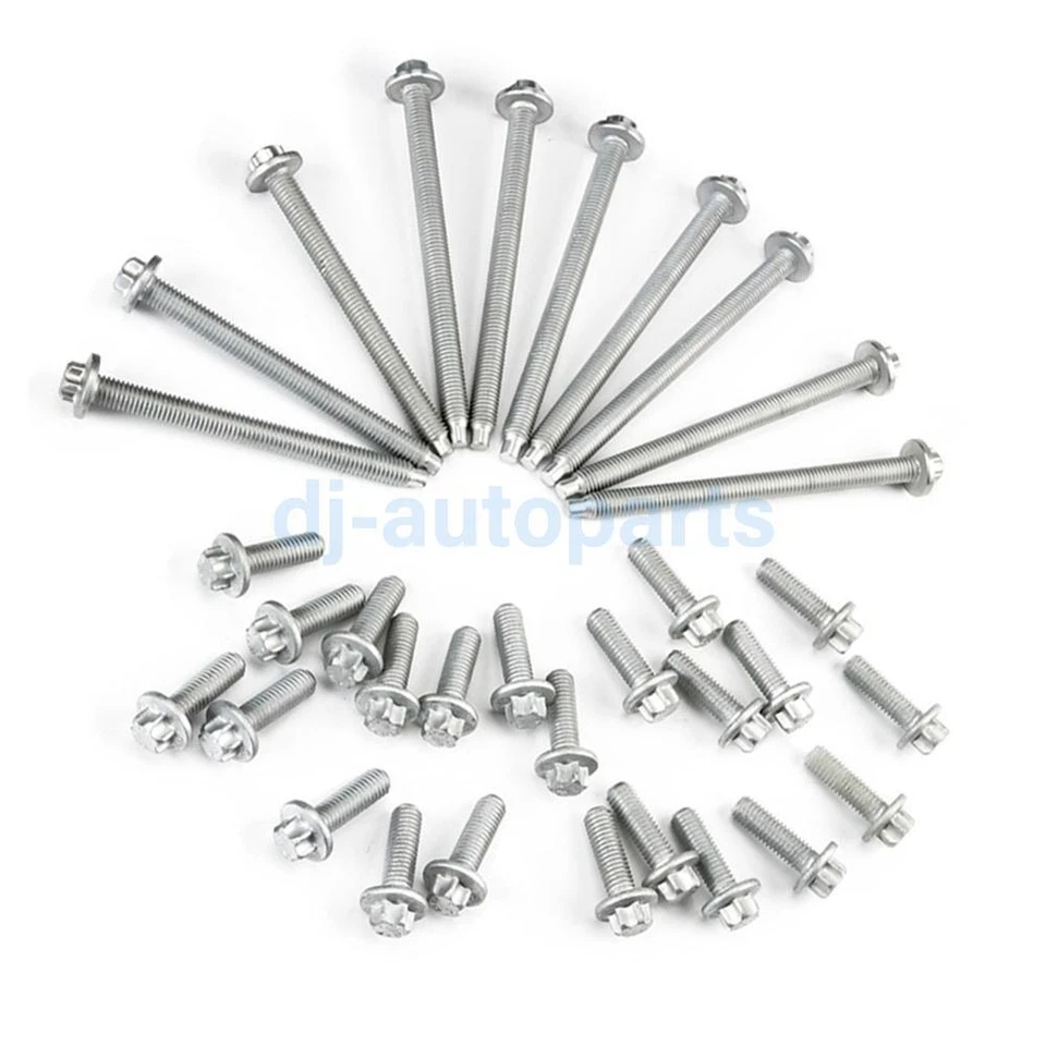 Oil Pan Aluminium Screws Bolt Set 11132210959 for Bmw 230i 430i 530i 740i X1 X3 - Image 3 of 4