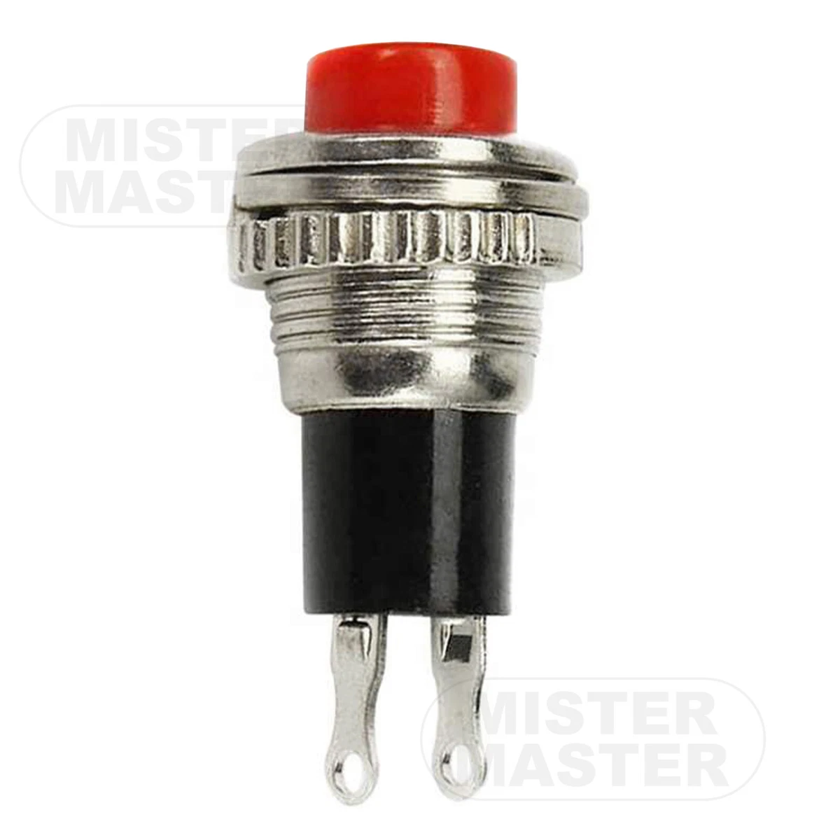 Pulsante A Incastro 19mm Interruttore A Pulsante Autobloccante 19mm - 12V DC, Acciaio Inox, LED, IP65, Per Controlli Luci E Impianti Interruttore Acciaio Inox Ip65