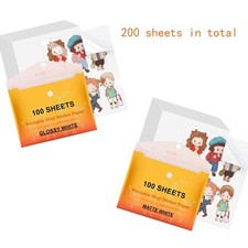200 Sheets Glossy  Matte Sticker Paper Printable Vinyl For Inkjet Printer