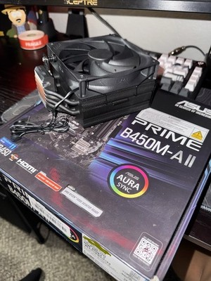 ASUS B450M-AII + Thermalright Assassin Spirit 120 EVO Black - Used  w/ IO Shield