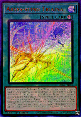 Yugioh - Abyss-sting Triaina - MP25-EN253 - Ultra Rare - NM/M