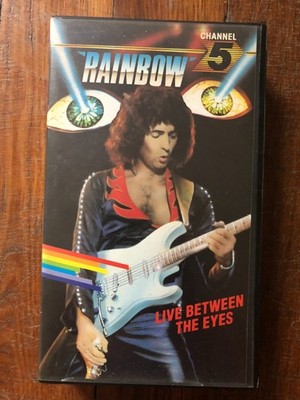 Rainbow Live Between The Eyes VHS PAL Rare Hard Rock Heavy Metal Blackmore