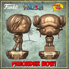 Funko Pop One Piece BRONZE Sanji & Tony Chopper PREORDER #2017 #2018 Lot Bundle