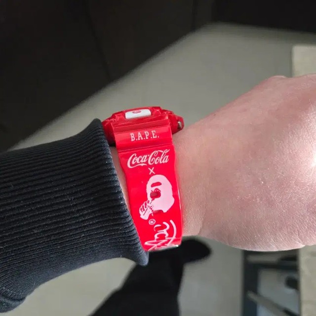 G-Shock Coca-Cola Edition Digital Watch Red Logo