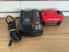 Craftsman 20V Max 5Ah Li-Ion Power Tool Battery CMCB205 With Charger CMCB104