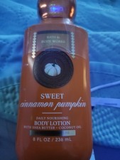 Bath and body work sweet cinnamon pumpkin body lotion 8oz