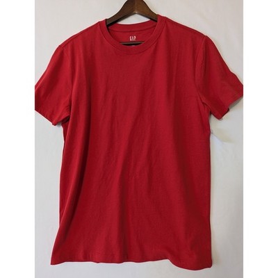 Gap Everyday Soft Crew T-Shirt Mens Small Red Short Sleeve 100% Cotton New