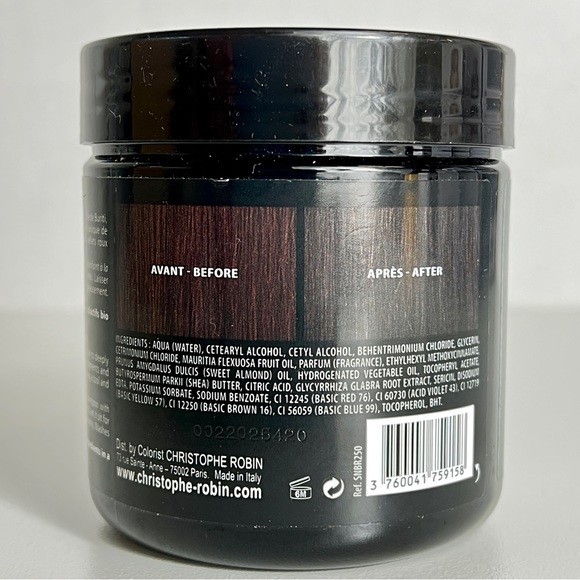 Christophe Robin Shade Variation Mask ASH BROWN Enhances Color Nourishes 8.33oz