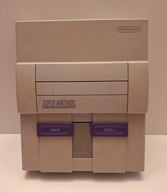 Nintendo SNES Home Console - Gray - SNS-001 with Super Mario World - Tested