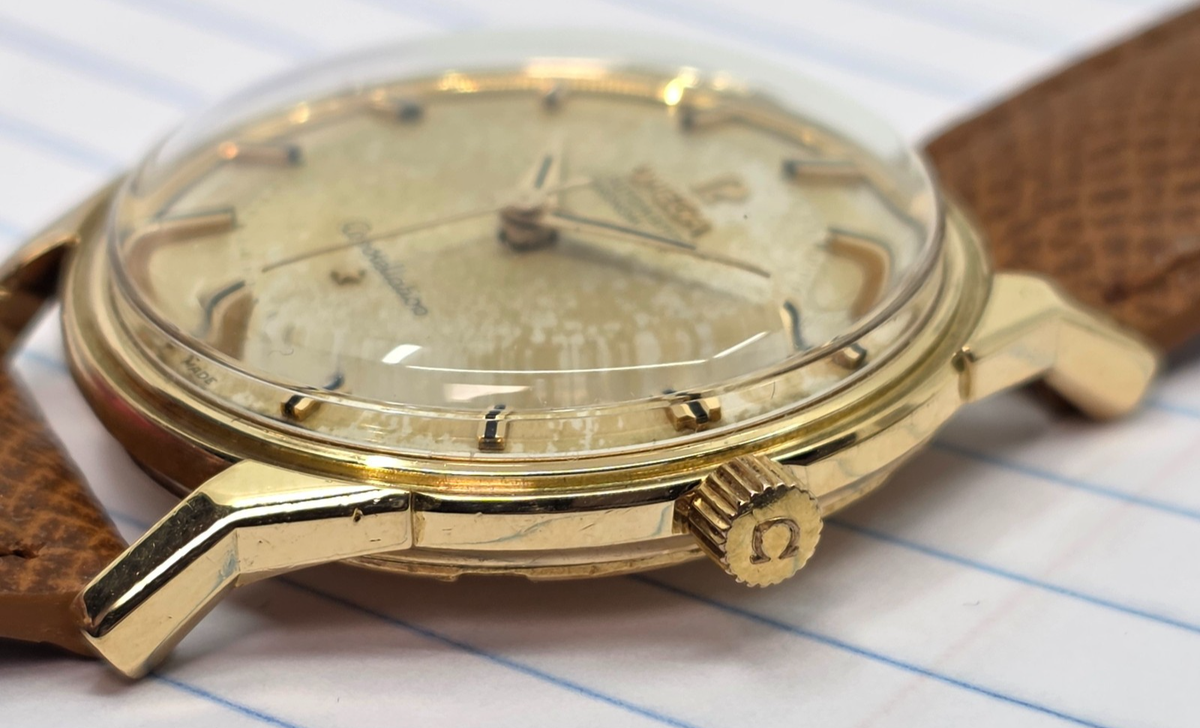 Omega Pie Pan Constellation 18k Solid Gold Automatic Cal. 551 Mens