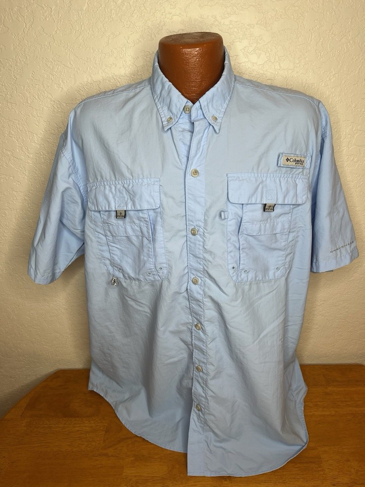 Chemise Columbia PFG Omni-Shade Homme - Verte - Taille M - UV Protection