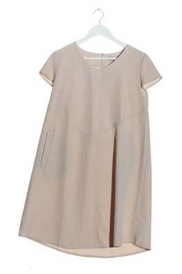 RISA Minikleid Damen Kleid Gr. DE 36 nude Casual-Look