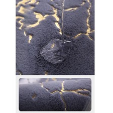 Machine Washable Soft Bath Mat with Absorbent Material and Non Slip Base